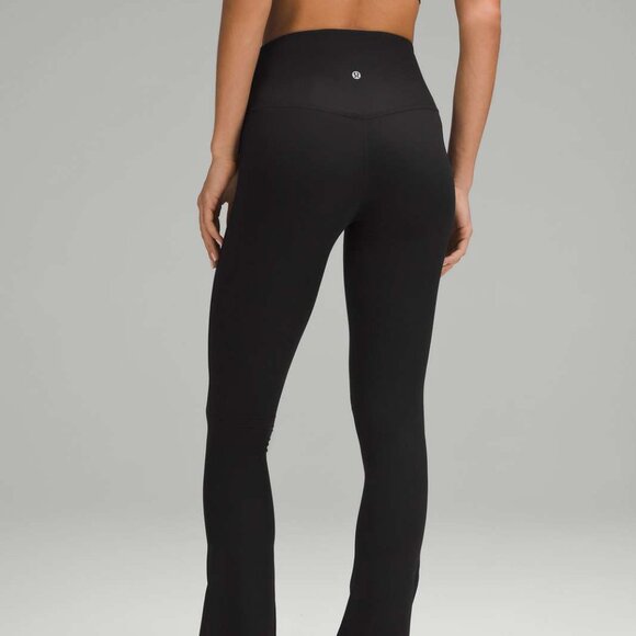 Lululemon Align Ribbed Mini-Flared Yoga Pant 25" Black - Picture 3 of 7